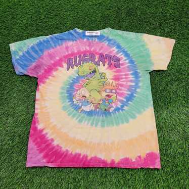 Nickelodeon Rugrats Tie-Dye Shirt Women Large 21x… - image 1