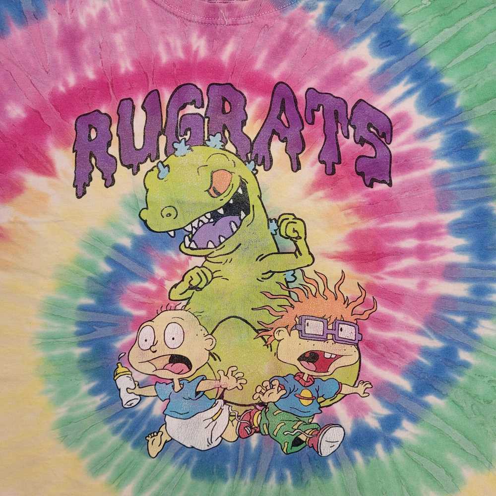 Nickelodeon Rugrats Tie-Dye Shirt Women Large 21x… - image 7