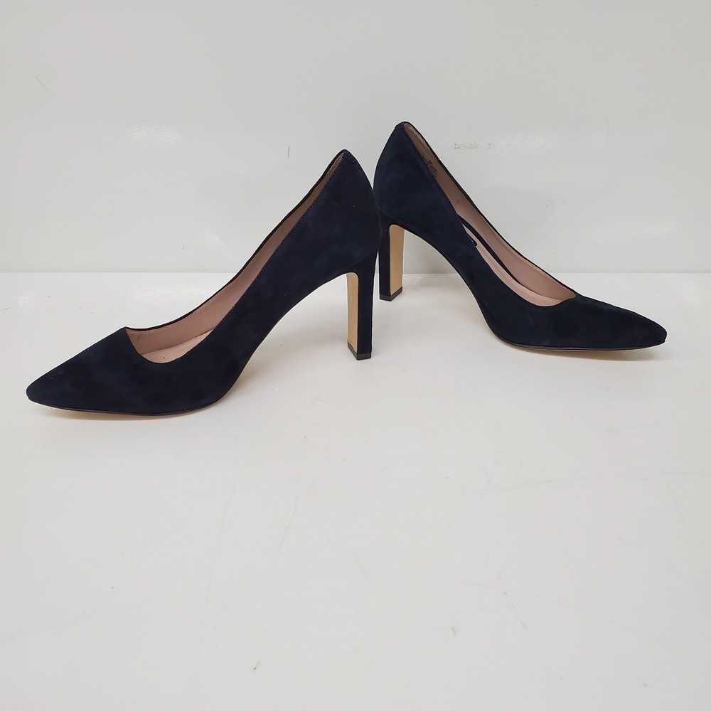 Nine West Navy Blue Suede Tatiana Pointed Heel Pu… - image 3