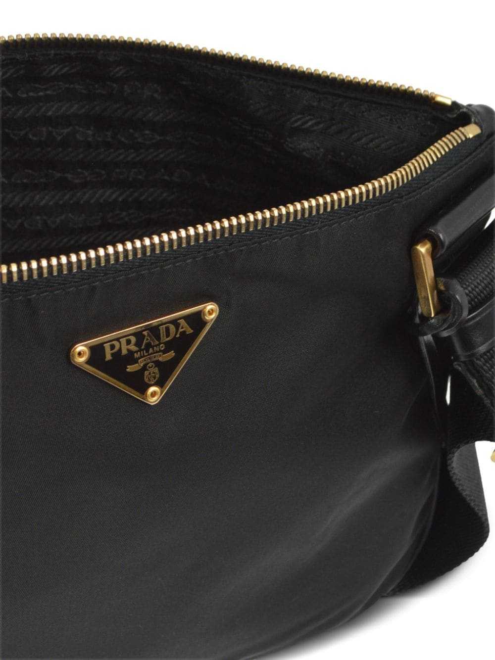 Prada Pre-Owned 1990-2000s triangle-logo cross bo… - image 4