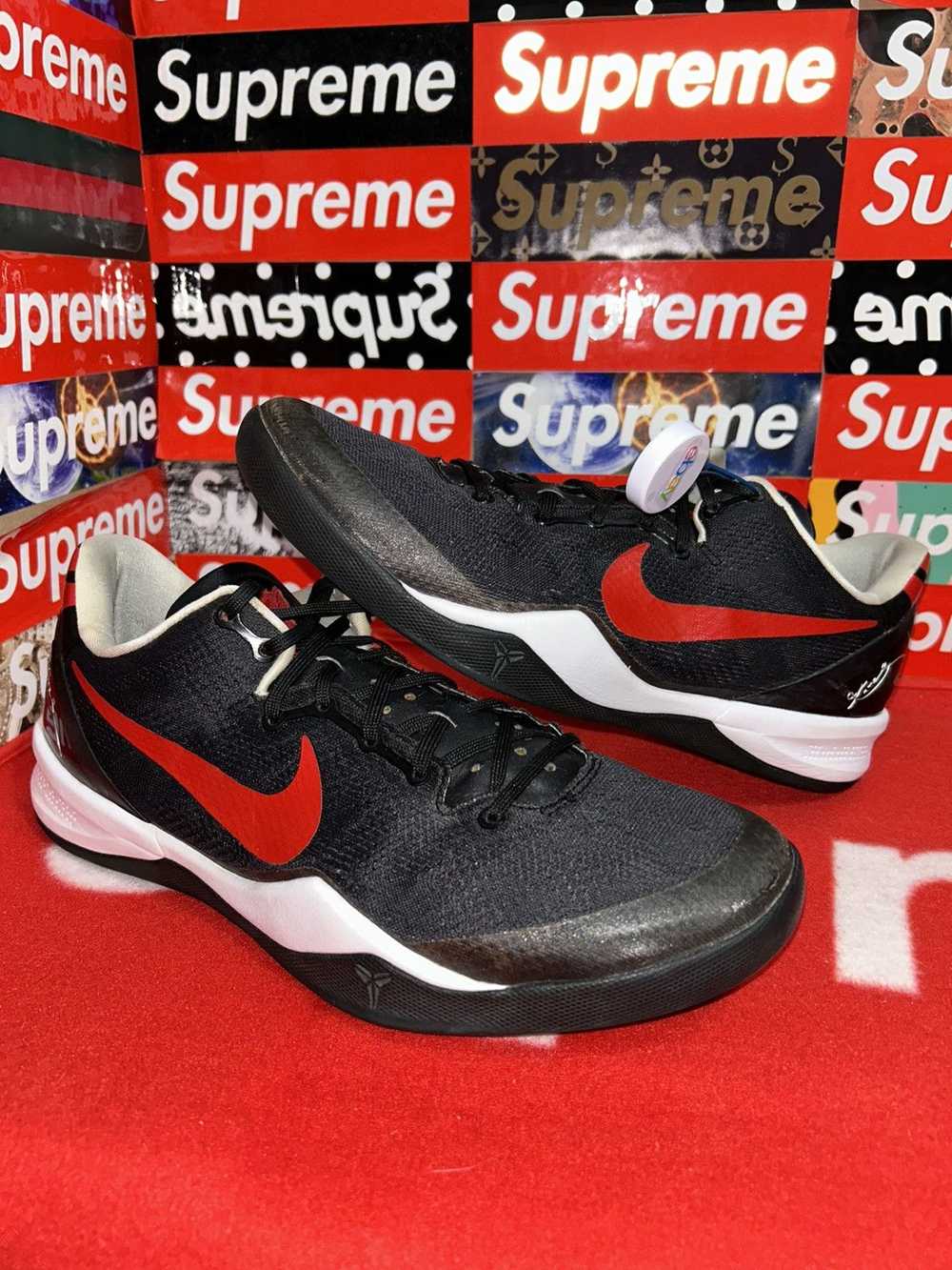 Nike Nike Kobe 8 NikeID “Bred” 586174-992 size 12… - image 1