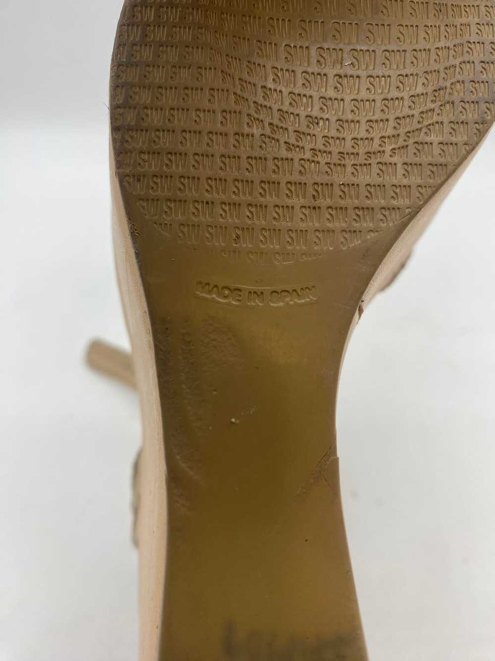 Authentic Stuart Weitzman Beige Platform Heel W 6 - image 8