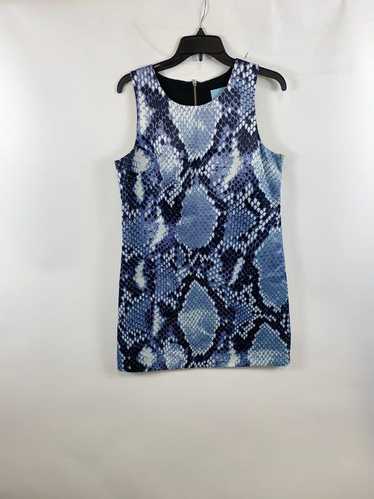 NWT CeCe By Cynthia Womens Blue White Snakeskin Sl