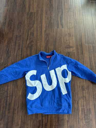 Supreme Vintage Supreme Quaterzip Crewneck