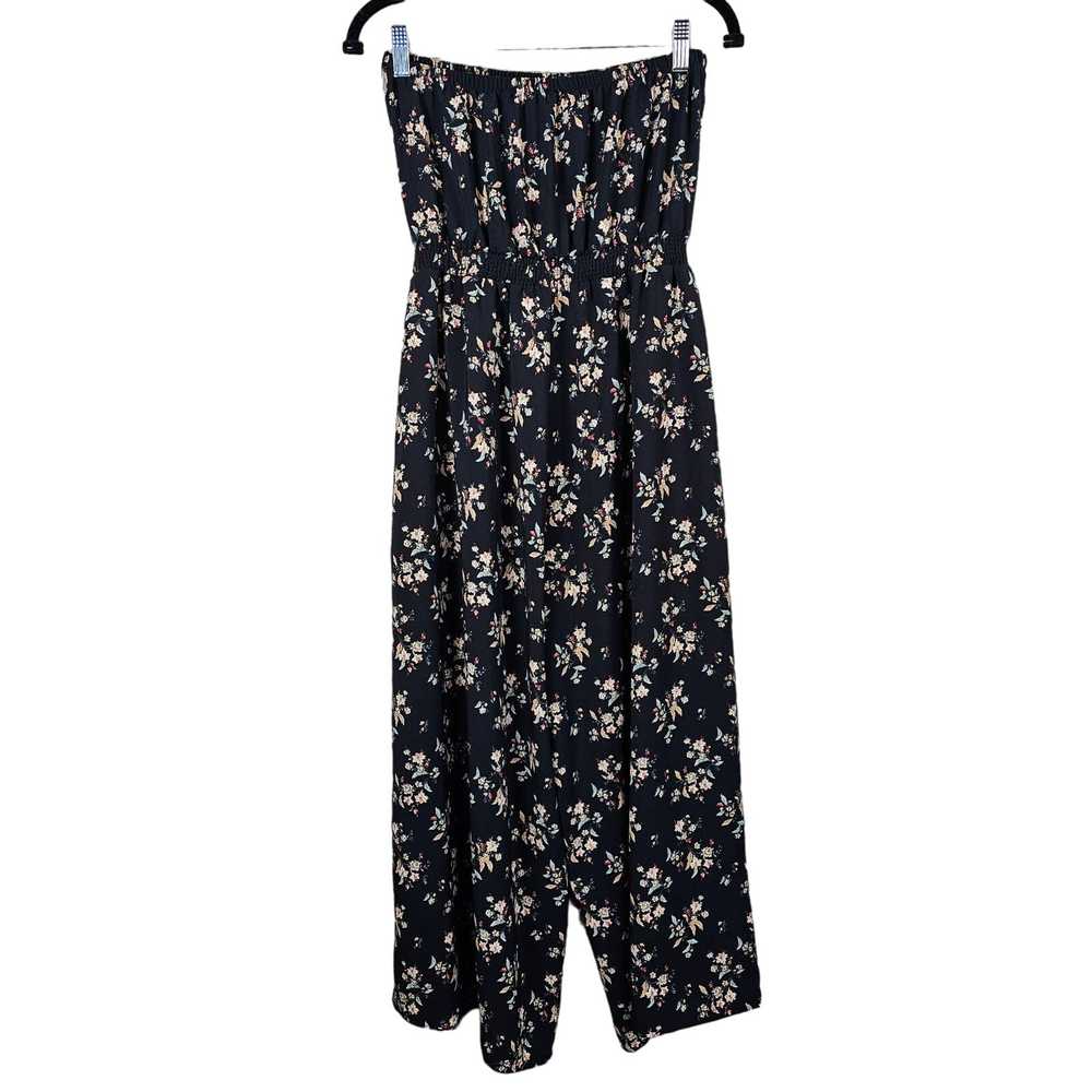 Sadie and Sage Womens Large Black Floral Straples… - image 2