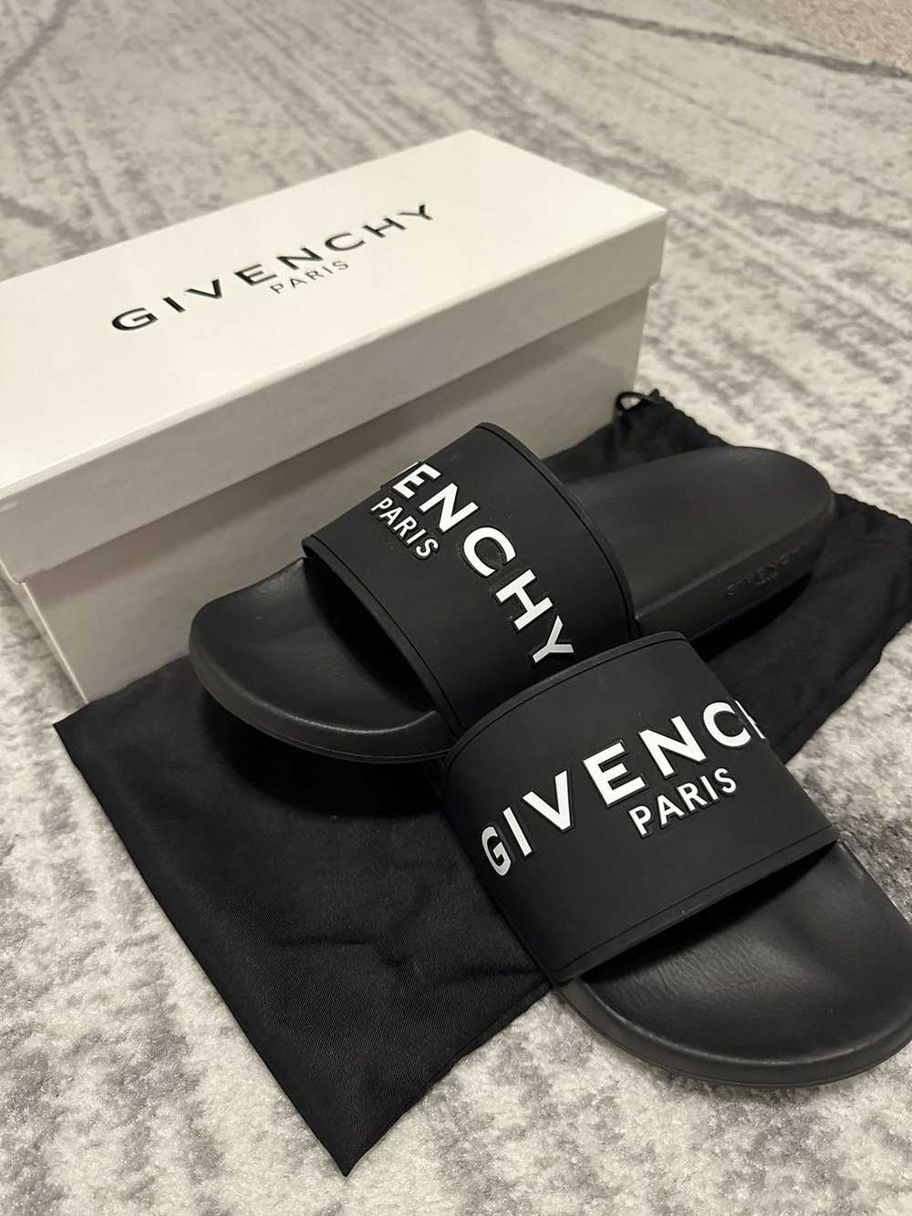 Givenchy Givenchy Slide Flat Sandal Black - image 1