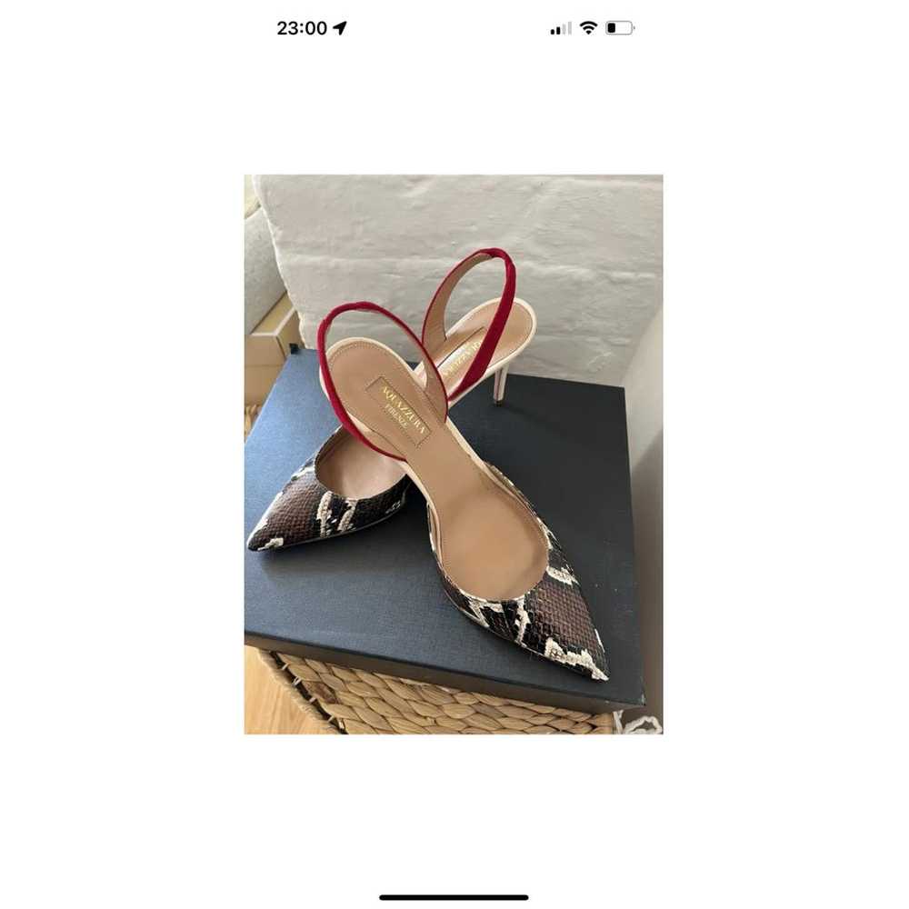 Aquazzura Deneuve leather sandal - image 8