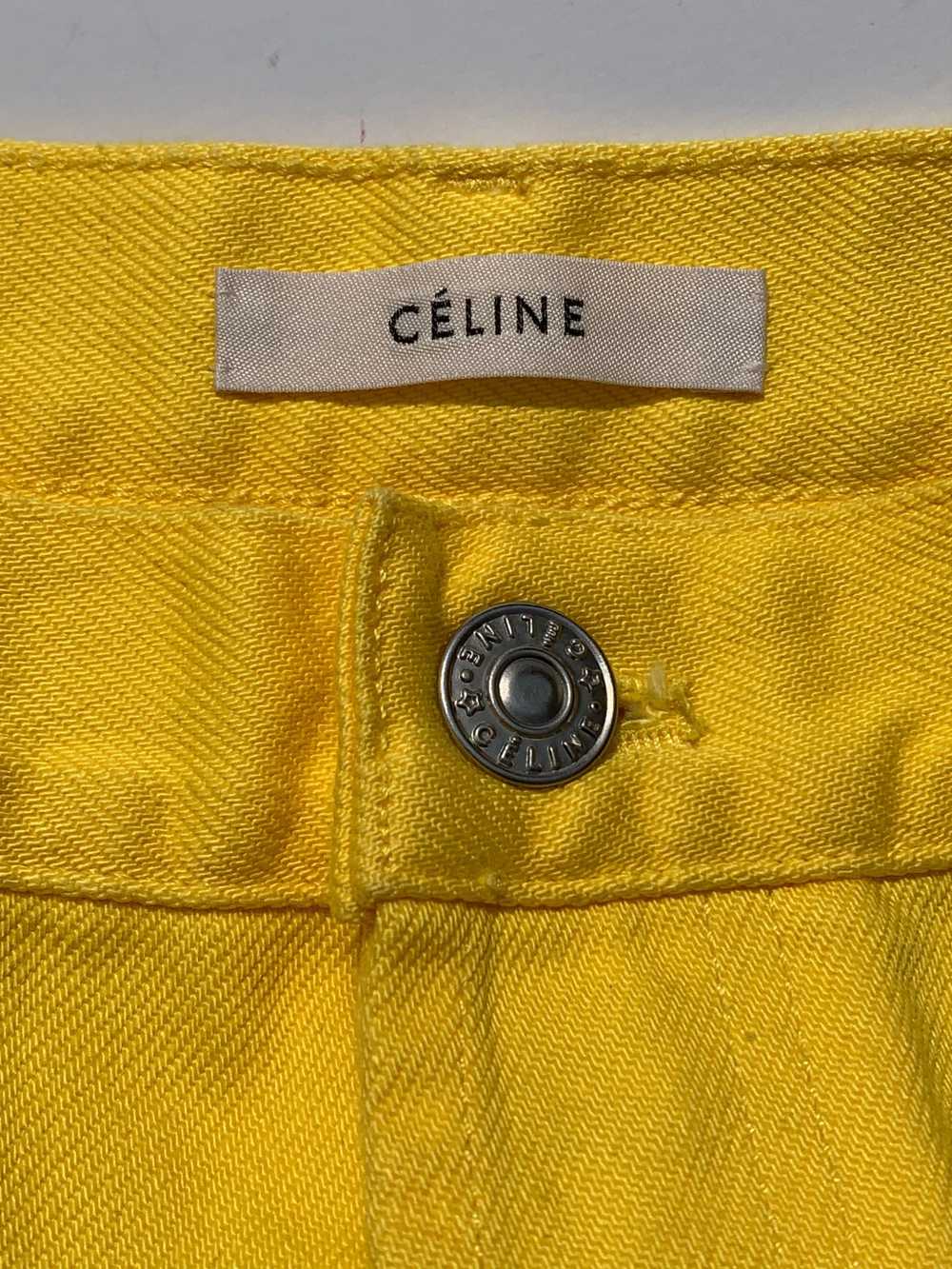 Celine Celine Rare Phoebe Philo Era Yellow Straig… - image 6