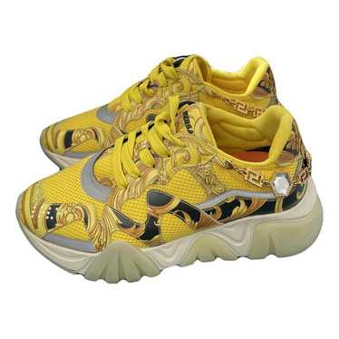 Versace Squalo cloth trainers