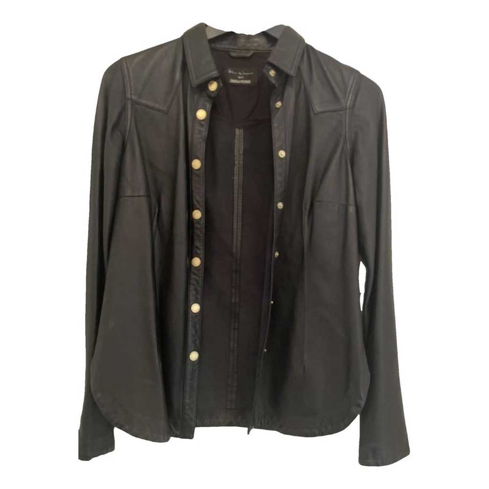 Zadig & Voltaire Leather trench coat