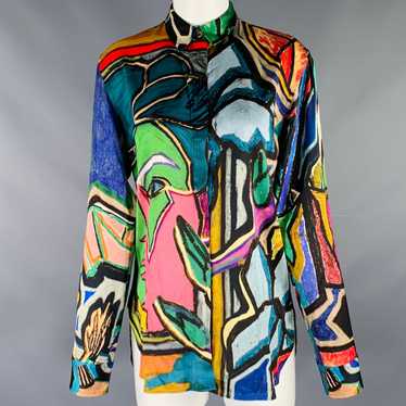 Paul Smith Multi Color Viscose Print Button Up Sh… - image 1