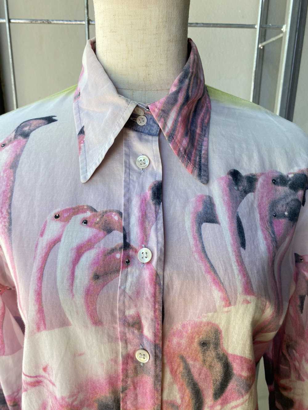 Paul Smith paul smith flamingo printed shirt - image 8