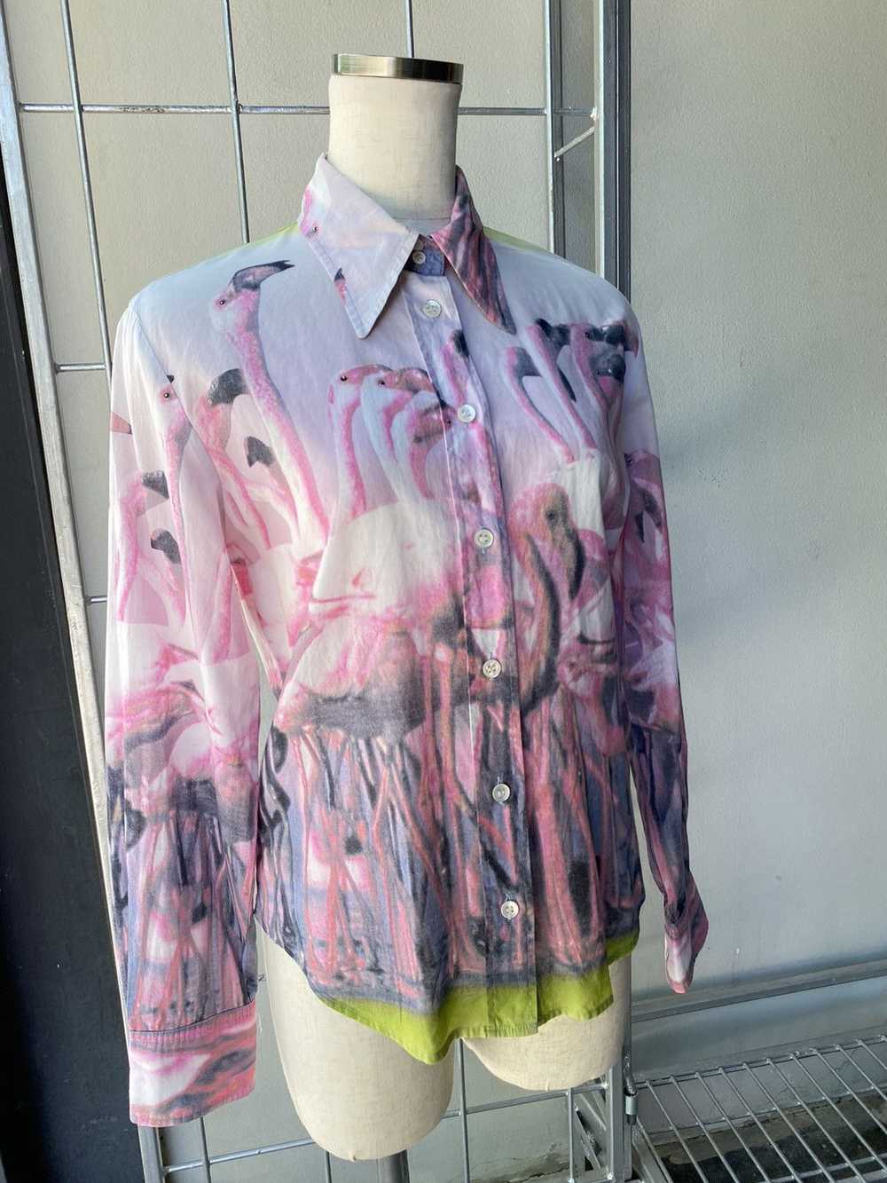 Paul Smith paul smith flamingo printed shirt - image 9