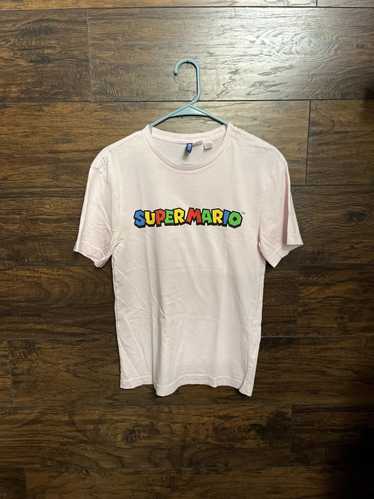 Designer SNES Super Mario T-shirt - Womens Pink S… - image 1