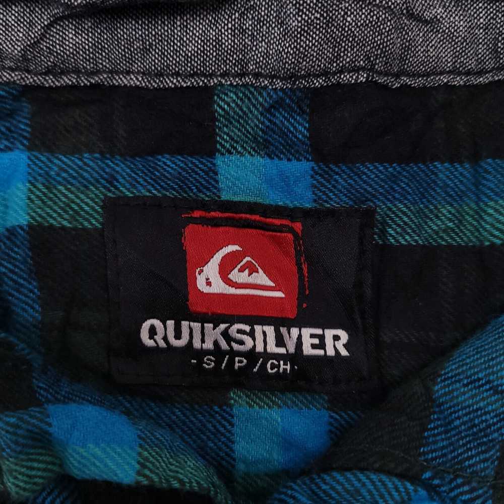 Quiksilver Quicksilver Madras Flannel Button Up S… - image 3