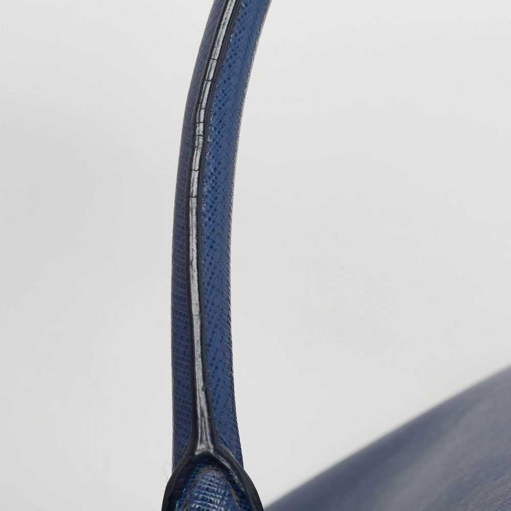 Prada PRADA Blue Saffiano Lux Leather Medium Doub… - image 6