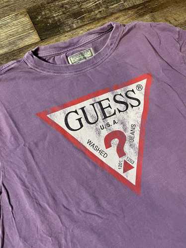 Guess × Vintage Guess tee washed vintage