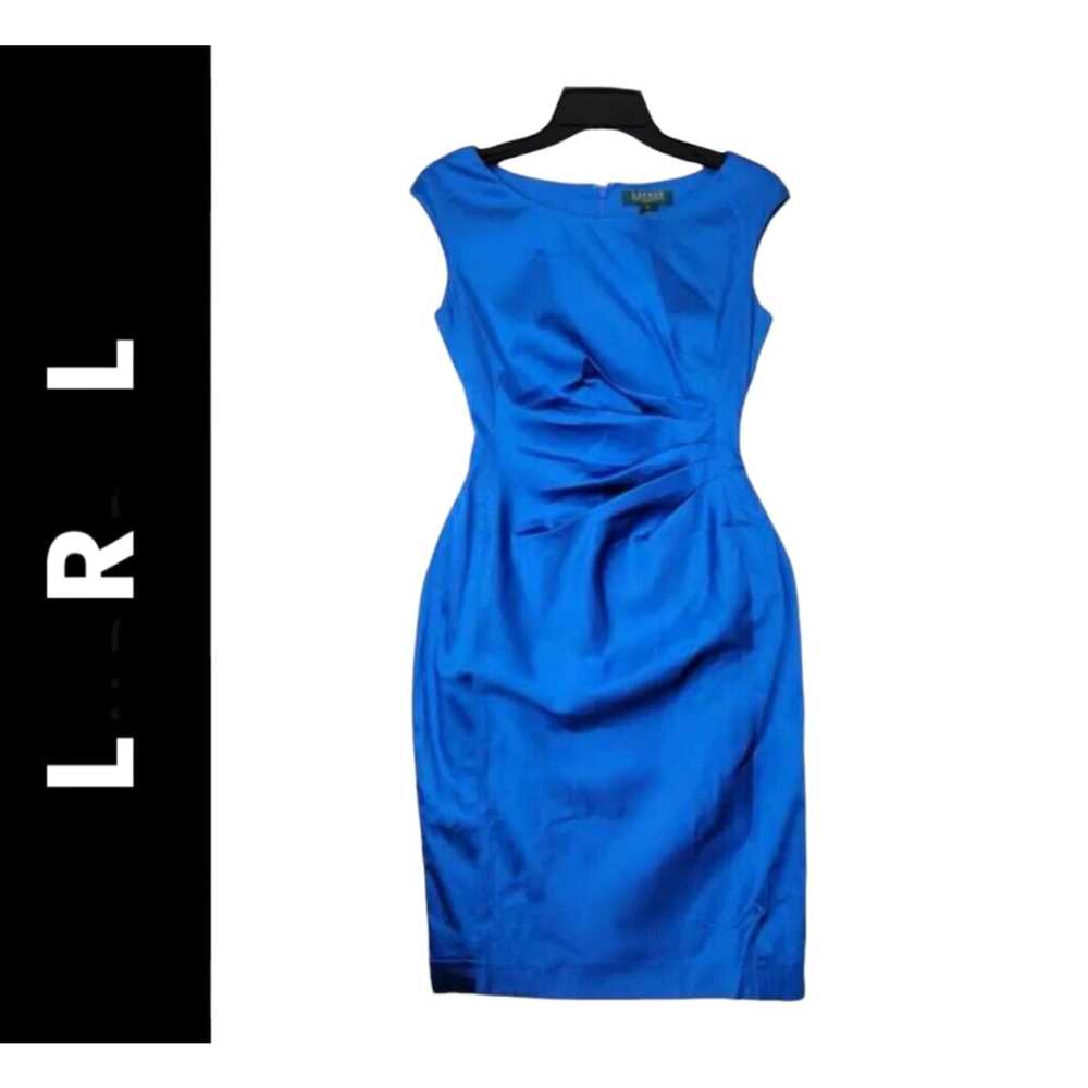 Ralph Lauren Lauren Ralph Lauren Blue Dress Size … - image 2