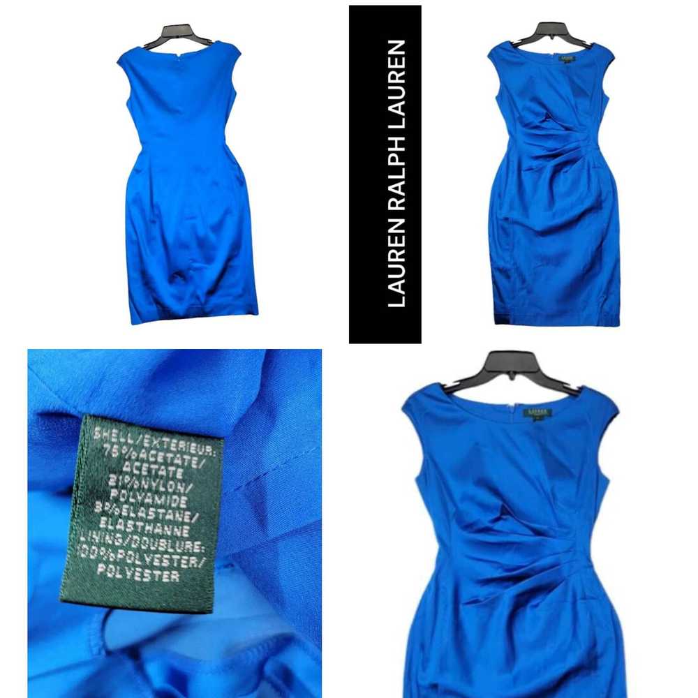 Ralph Lauren Lauren Ralph Lauren Blue Dress Size … - image 4