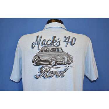 Ford vintage 80s MACK'S 1940 FORD HOT ROD BLUE CA… - image 1
