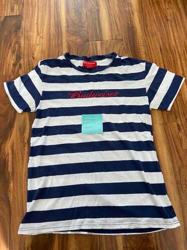 Budweiser × Pacsun Pacsun Budweiser Navy Striped T