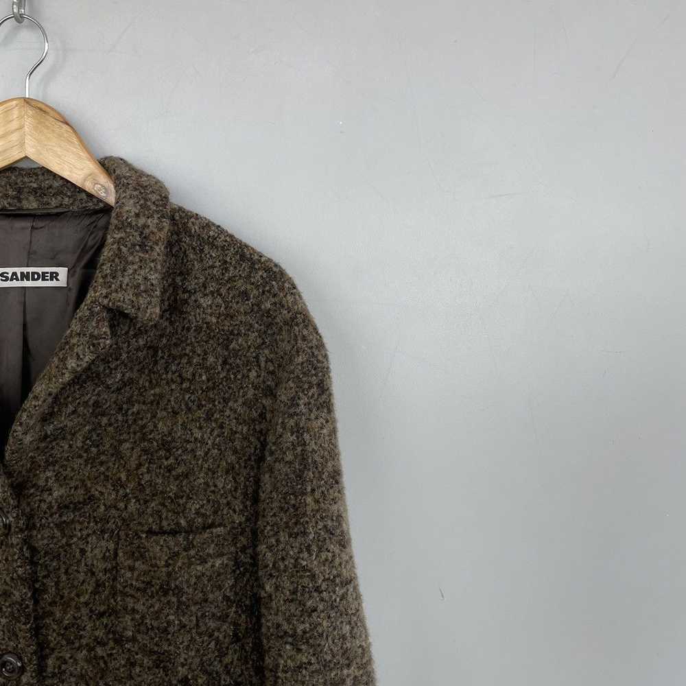 Designer × Jil Sander × Luxury Wool cardi coat Ji… - image 10