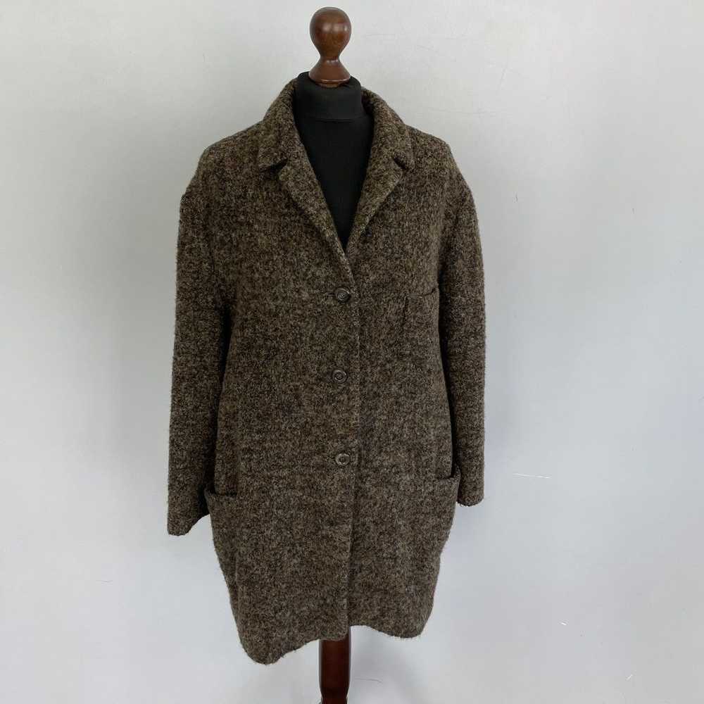 Designer × Jil Sander × Luxury Wool cardi coat Ji… - image 2