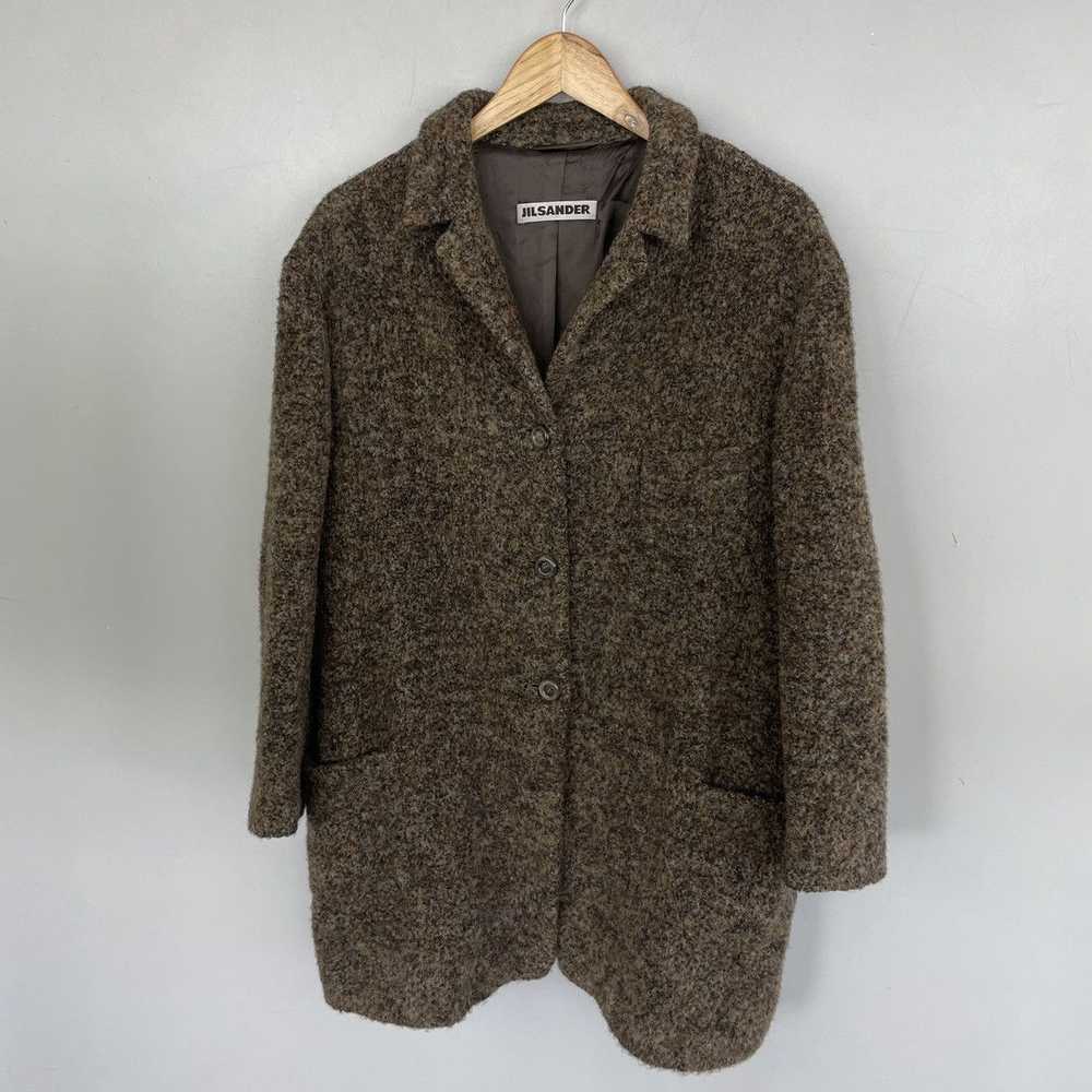 Designer × Jil Sander × Luxury Wool cardi coat Ji… - image 7