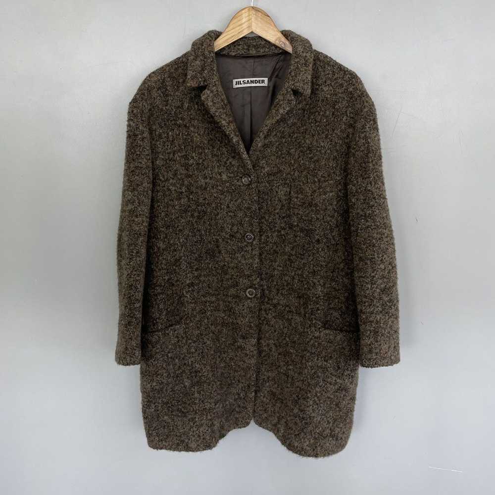 Designer × Jil Sander × Luxury Wool cardi coat Ji… - image 8