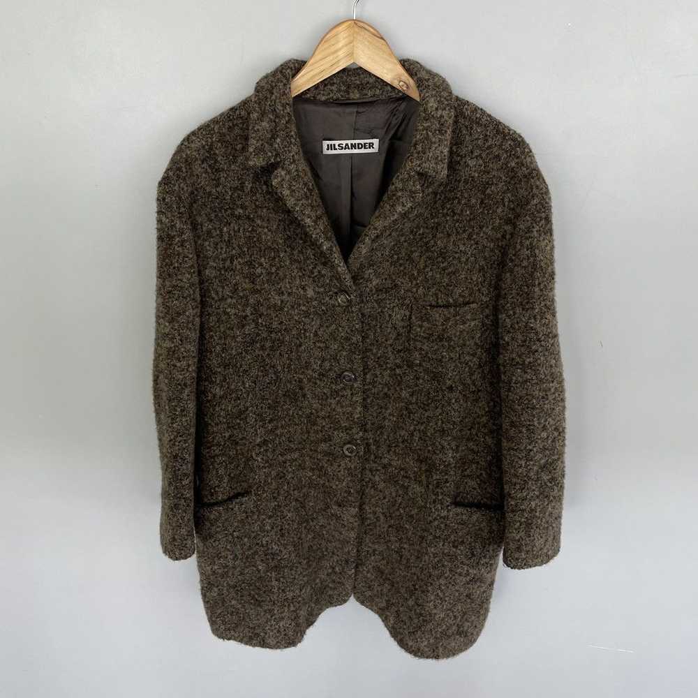 Designer × Jil Sander × Luxury Wool cardi coat Ji… - image 9