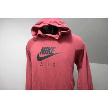 Nike Nike Air Hoodie Cotton Blend Athletic Red Pu… - image 1