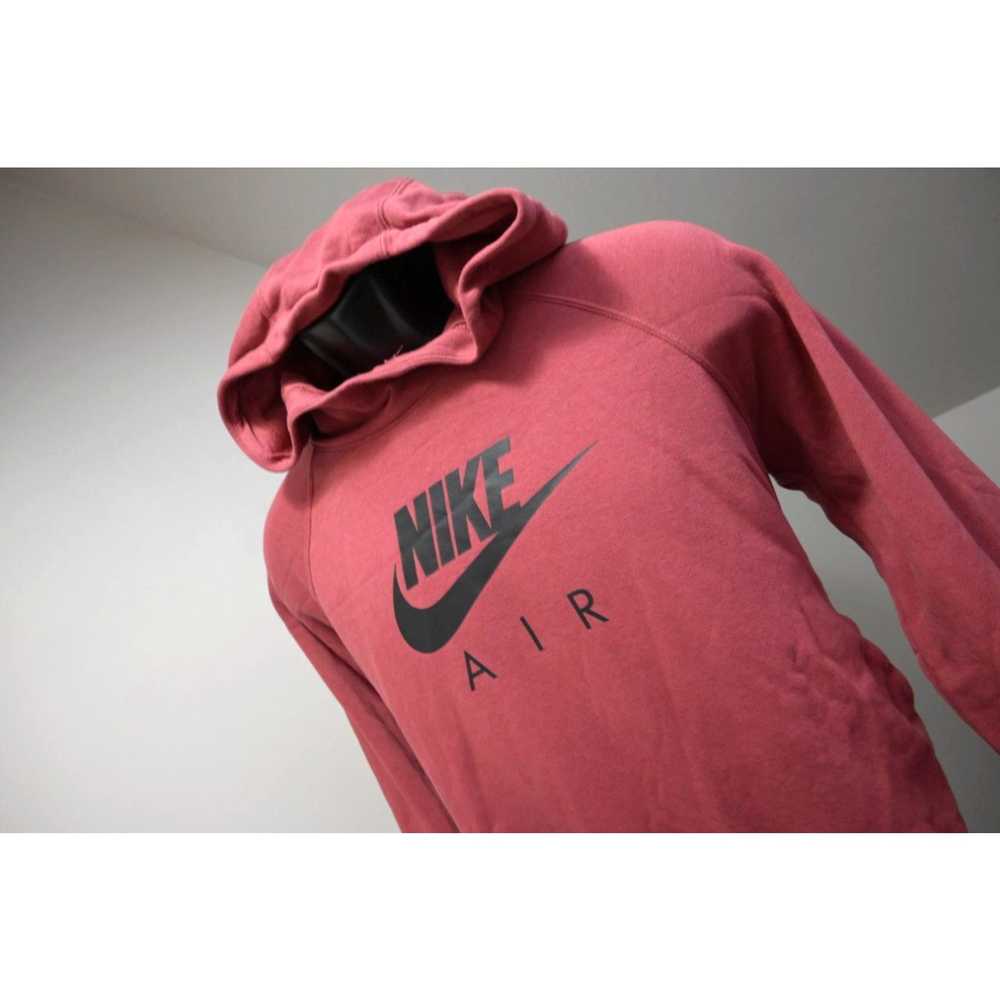 Nike Nike Air Hoodie Cotton Blend Athletic Red Pu… - image 2