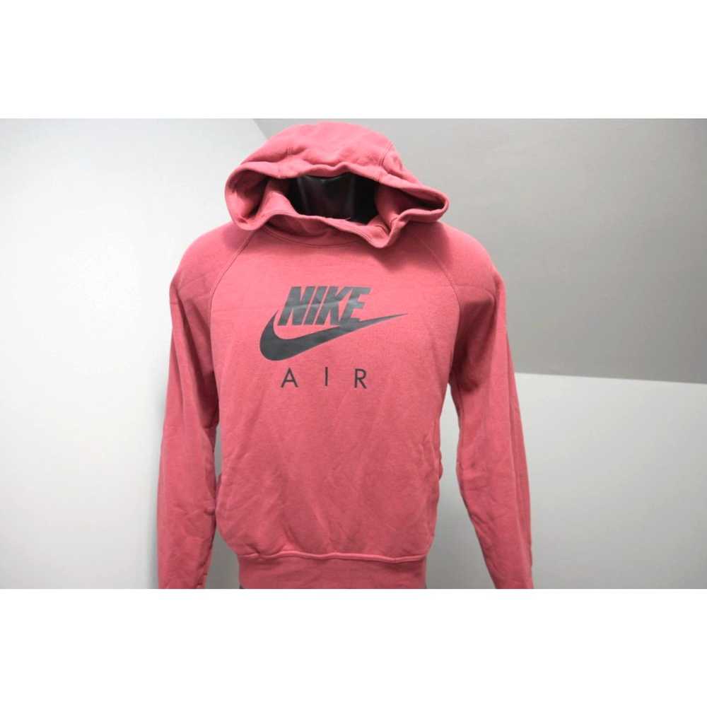 Nike Nike Air Hoodie Cotton Blend Athletic Red Pu… - image 3