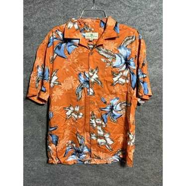 Island Shores Island Shores Hawaiian Shirt Mens M 