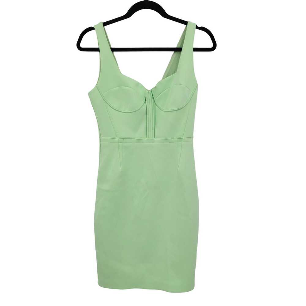 Designer Marciano Dress S Neon Lime Green Corset … - image 11