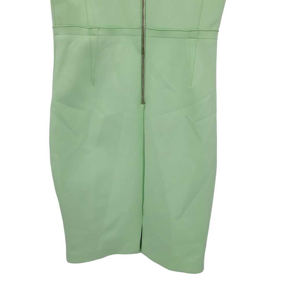 Designer Marciano Dress S Neon Lime Green Corset … - image 6