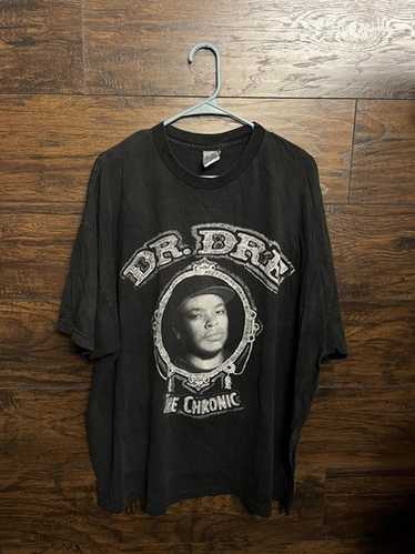 DR. DRE 2001 & The Chronicレコード アナログ Tシャツ The Chronic T-Shirt (Off Black) - Interscope Records