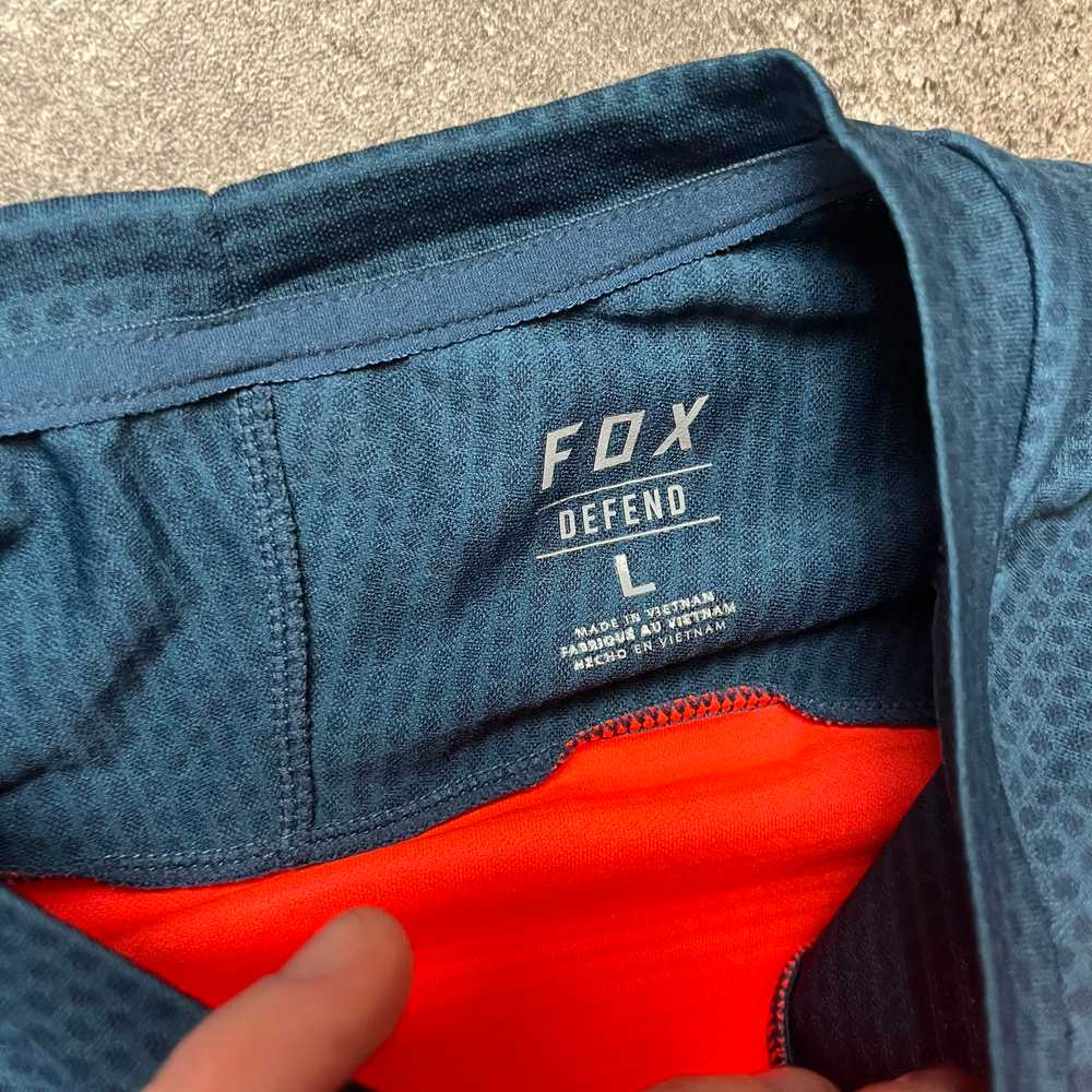 Fox Racing Flexair Long Sleeve Jersey T Shirt Ora… - image 5