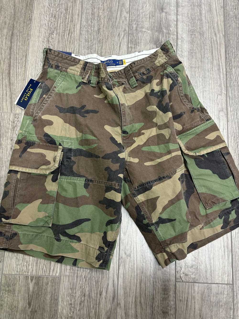 Polo Ralph Lauren Polo Ralph camo cargo shorts 34 - image 1