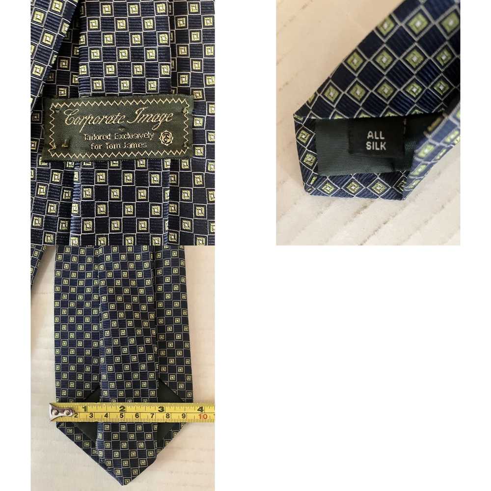 Vintage Corporate Image Tom James Men's Necktie S… - image 4