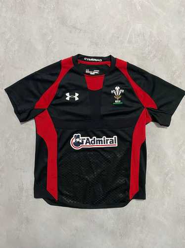 Jersey × Under Armour × Vintage Wales Union Rugby… - image 1