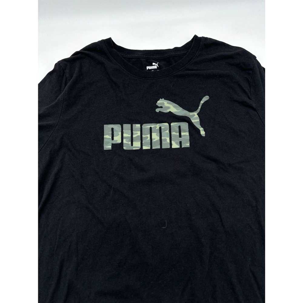 Puma Puma T-Shirt Men 2X-Large Black Spell Out Lo… - image 2