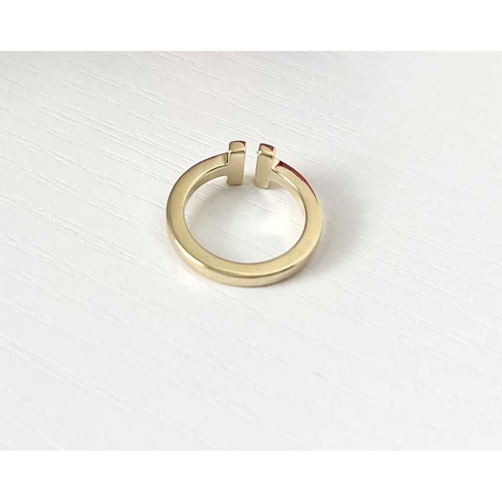 Tiffany & Co Tiffany T yellow gold ring - image 2