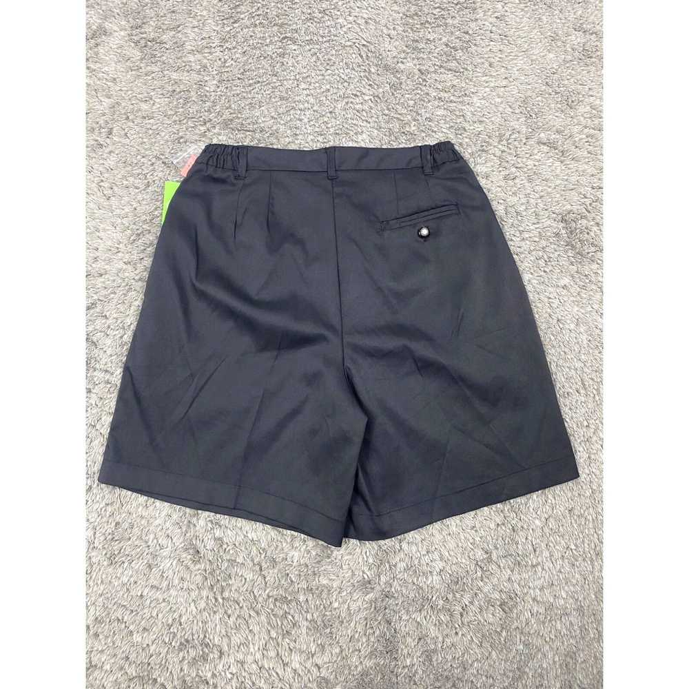 HIGH Coral Bay Golf Shorts Womans 4 Black Pleated… - image 2