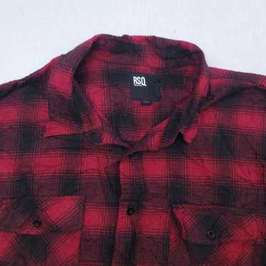 Rsq RSQ Collective Tartan Flannel Shirt Mens Size 