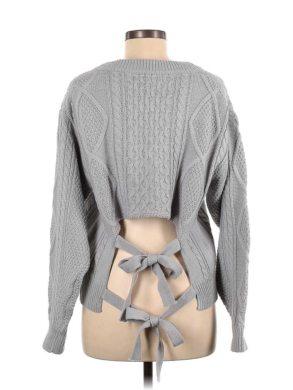 VICI Women Gray Pullover Sweater M - image 2