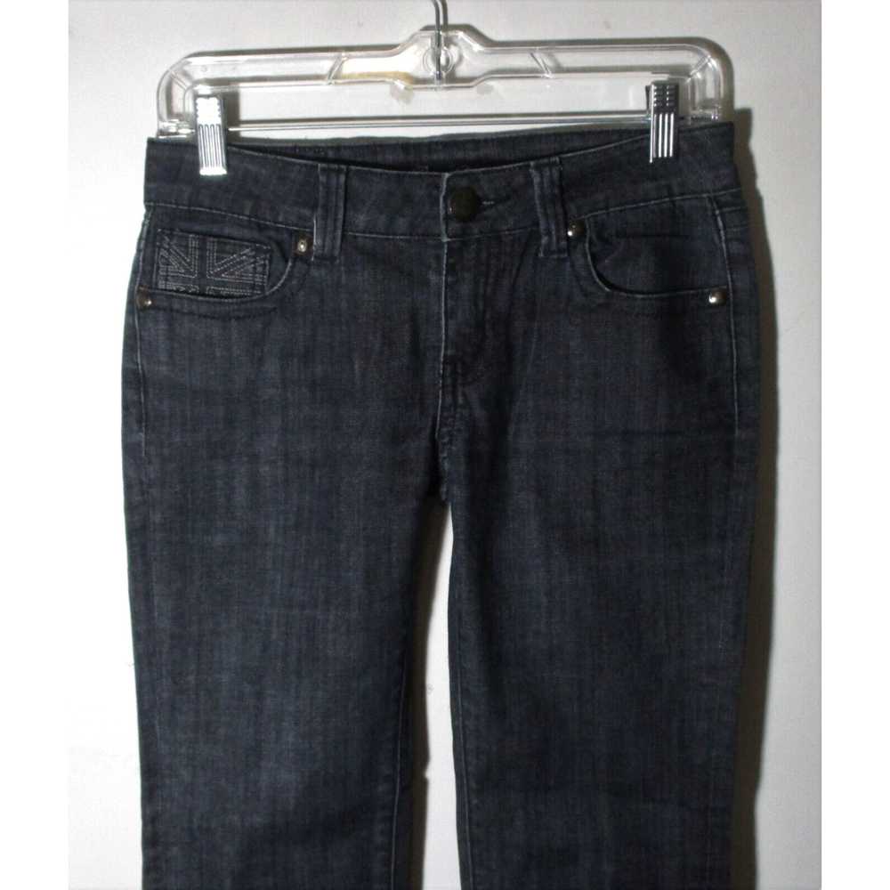 Vintage Women's BISOU DEVE Blue Slim Denim Jeans … - image 2