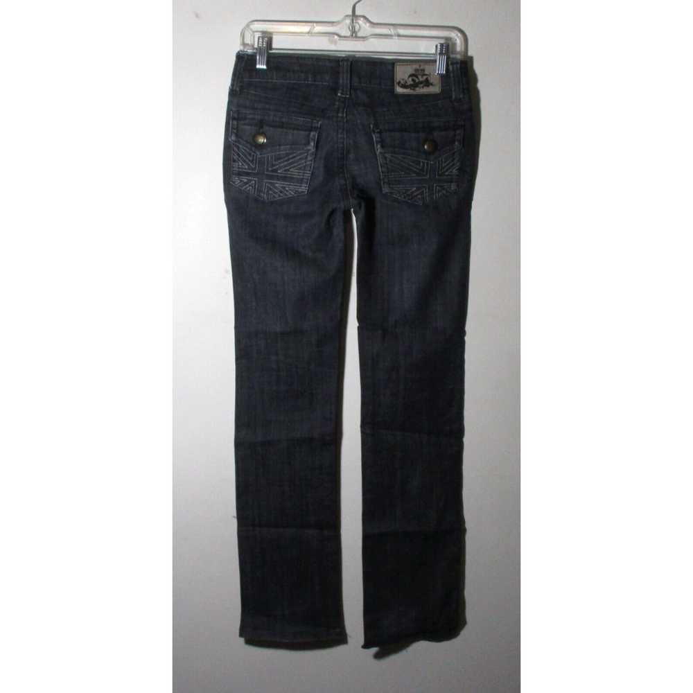 Vintage Women's BISOU DEVE Blue Slim Denim Jeans … - image 3