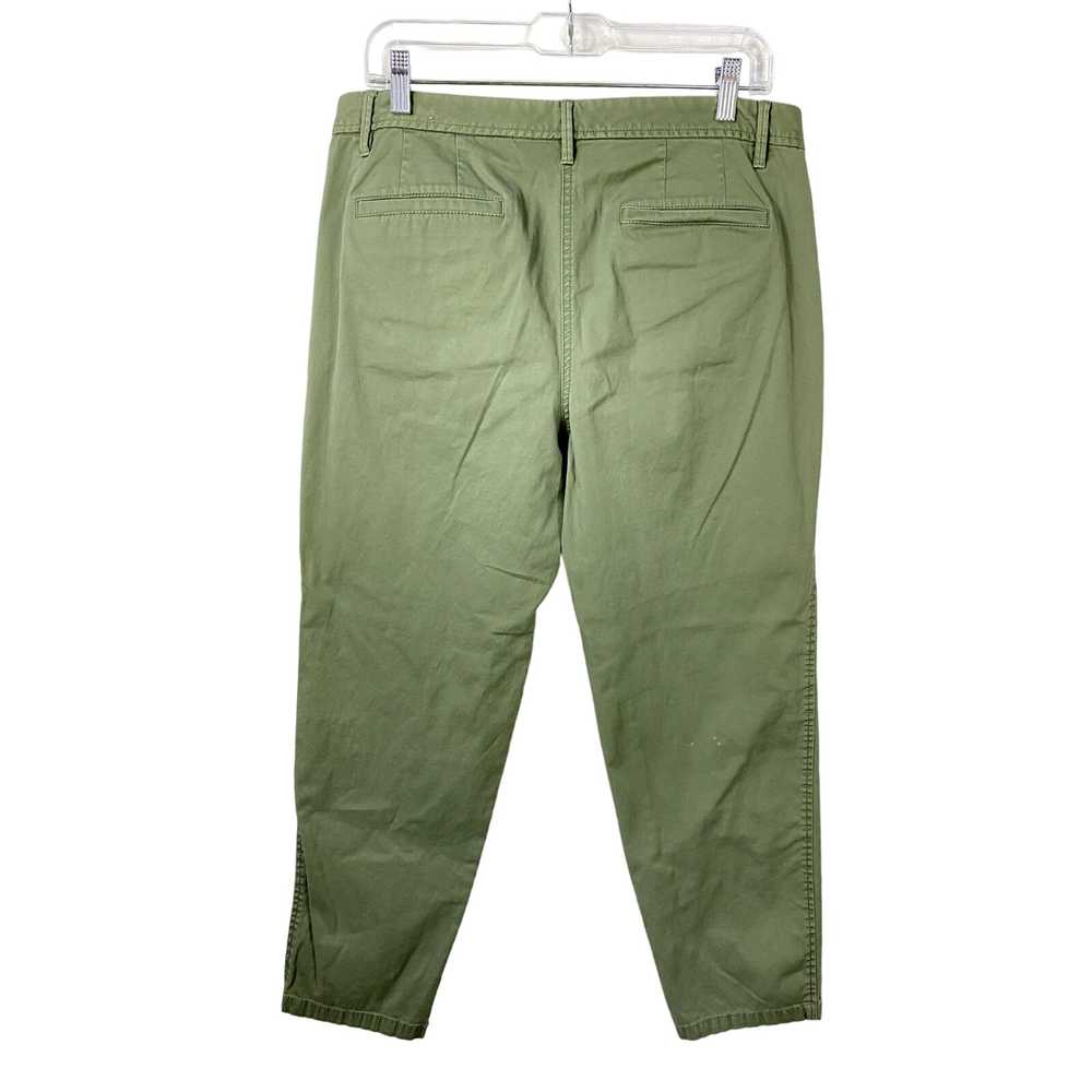 Talbots Womens Chinos Pants Size 12 Green Relaxed… - image 3