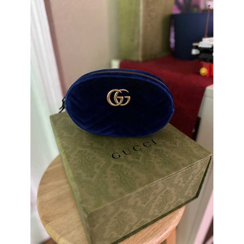 Gucci Marmont velvet clutch bag - image 2